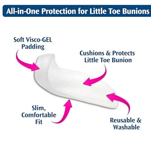 PediFix Visco-GEL Little Toe Bunion Guard - One Size Fits Most - Image 4