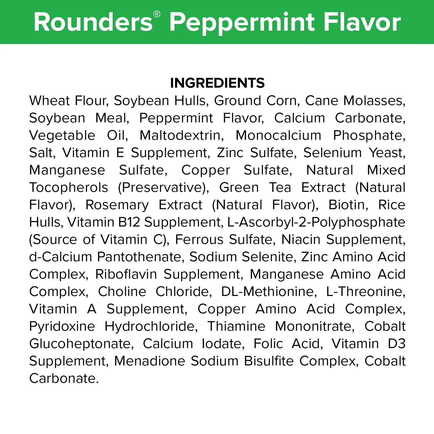 Peppermint Rounders Horse Treat 30 oz. - Image 5