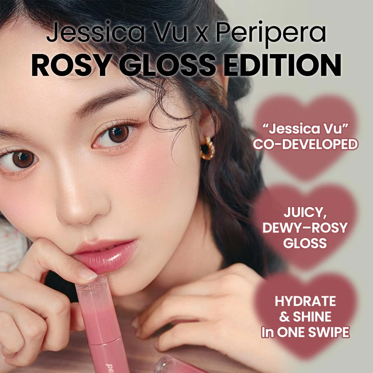 Peripera Ink Mood Glowy Tint | Lip-Plumping, Naturally Moisturizing, Lightweight, Glow-Boosting, Long-Lasting, Comfortable, Non-Sticky, Mask Friendly, No White Film (033 ROSY WISH) - Image 7