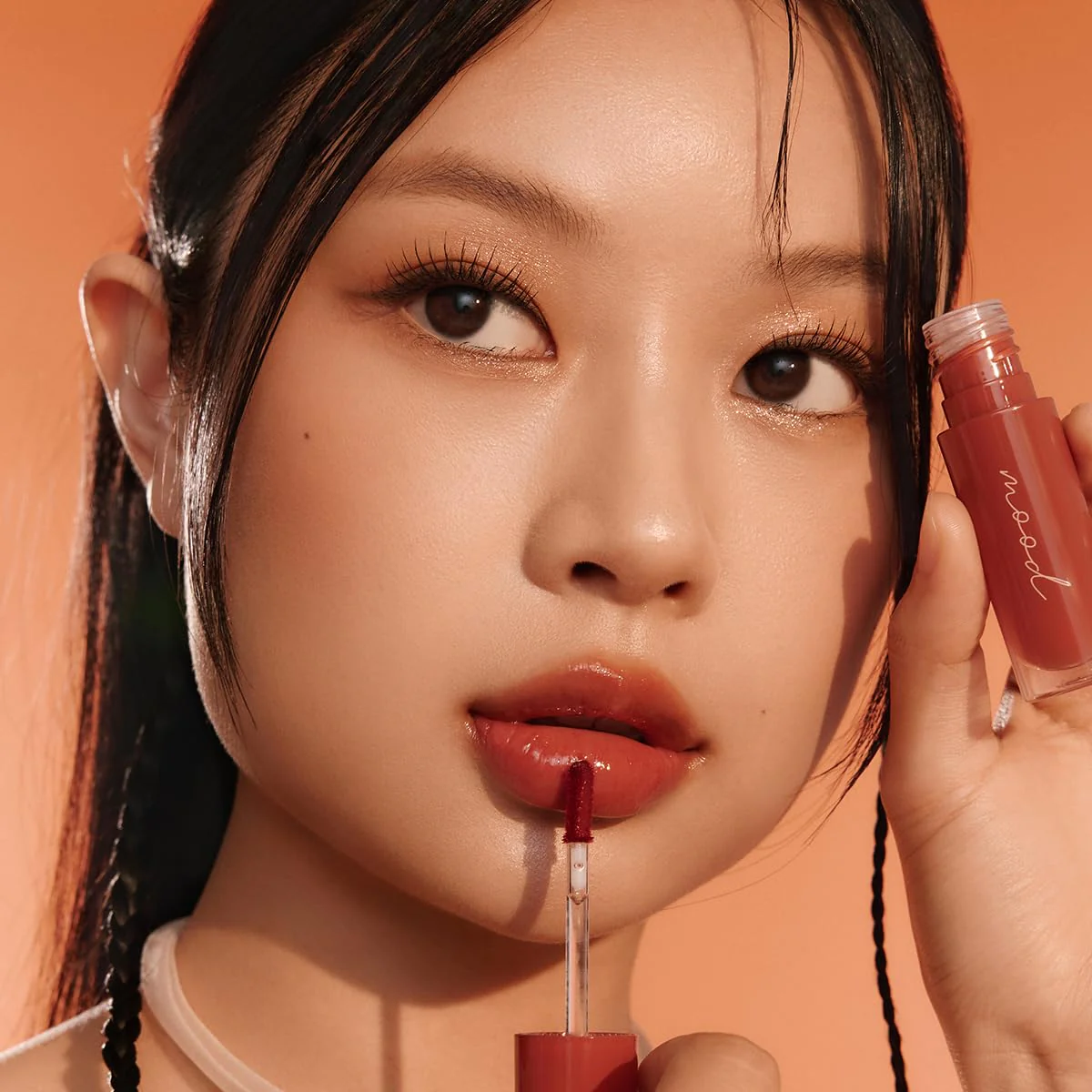 Peripera Ink Mood Glowy Tint | Lip-Plumping, Naturally Moisturizing, Lightweight, Glow-Boosting, Long-Lasting, Comfortable, Non-Sticky, No White Film (020 BROWN YAKGWA (HONEY K-OOKIE)) - Image 3