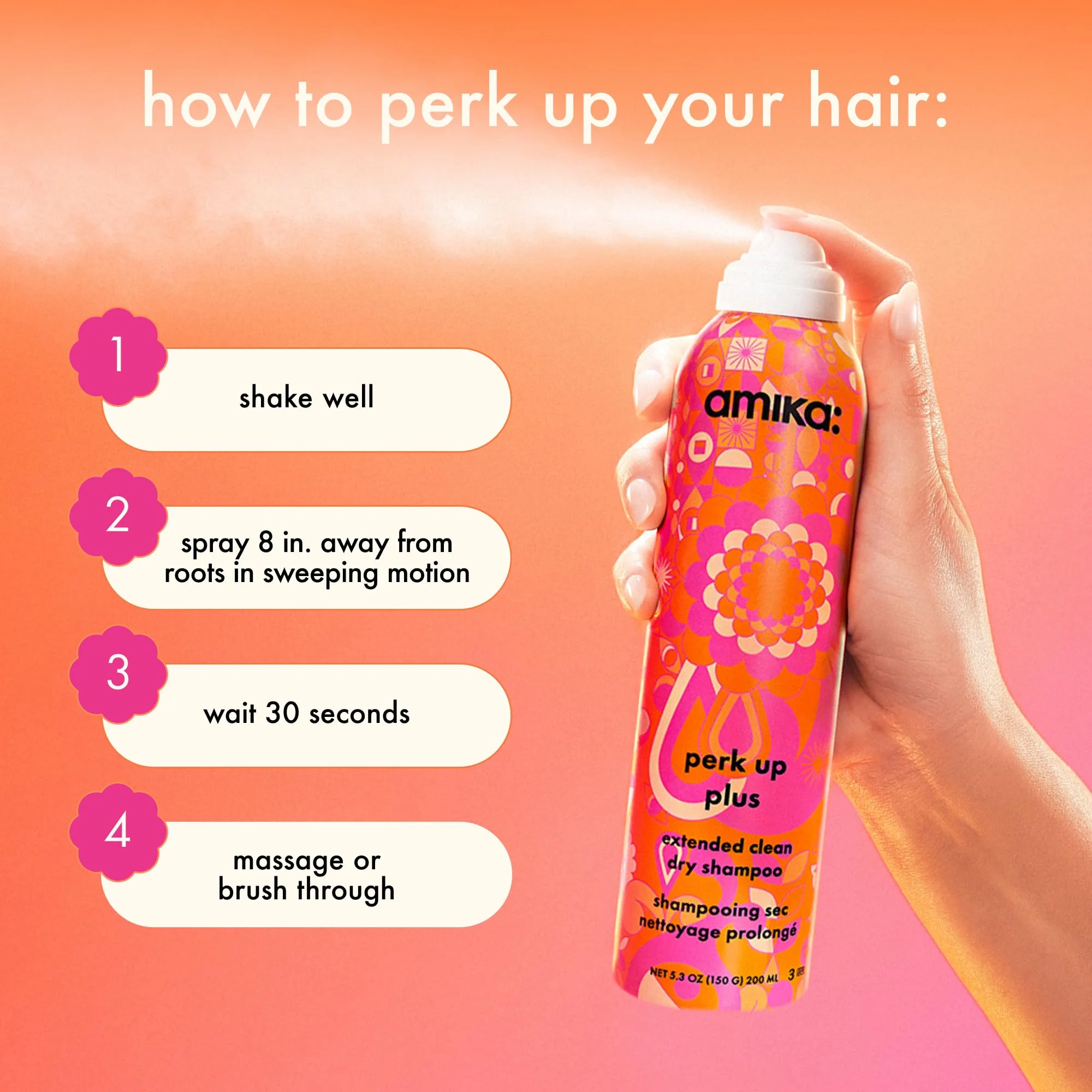 perk up plus extended clean dry shampoo, 1.8oz | amika - Image 8