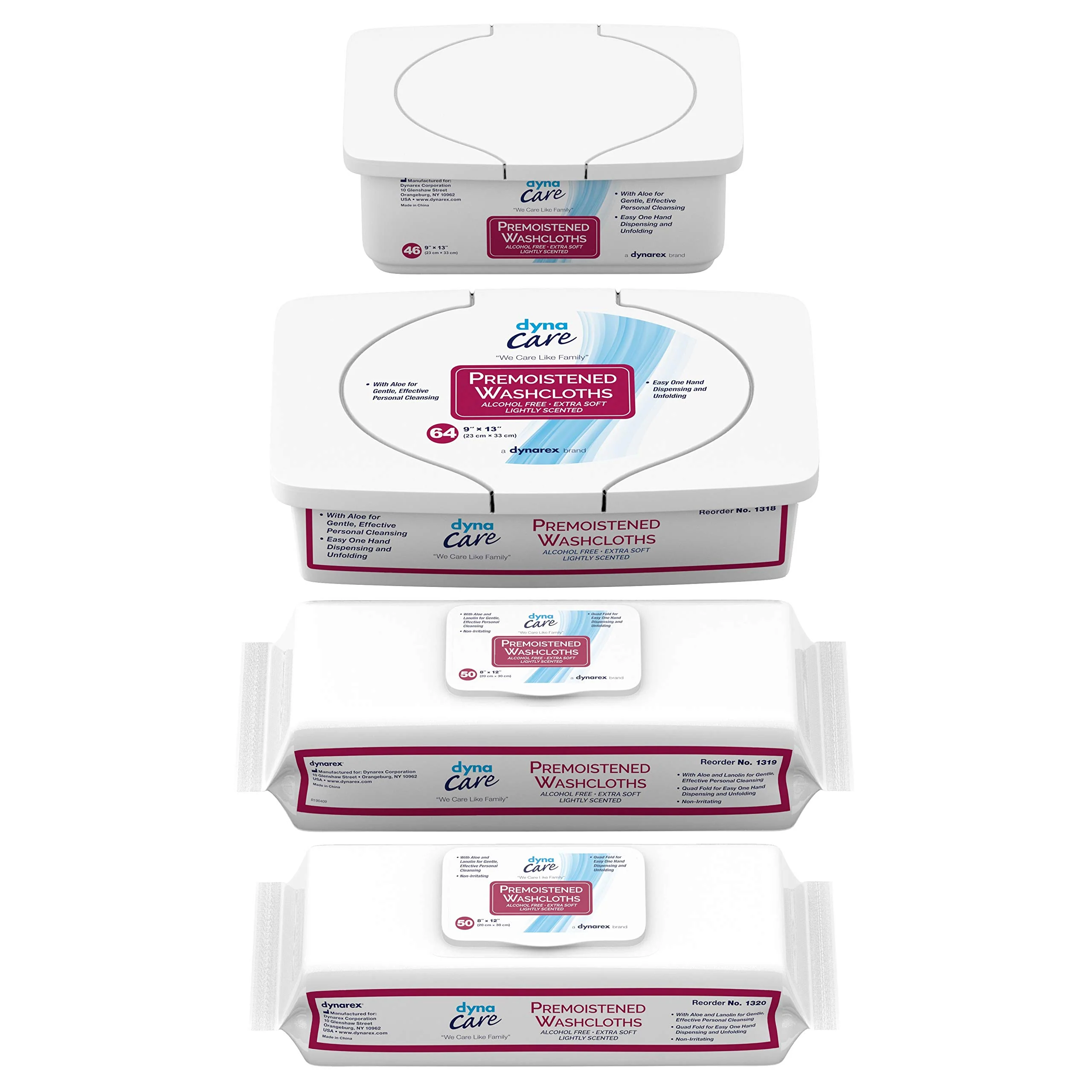 Personal Wipe DynaCare Soft Pack Aloe/Lanolin Scented 50 Count - Image 2