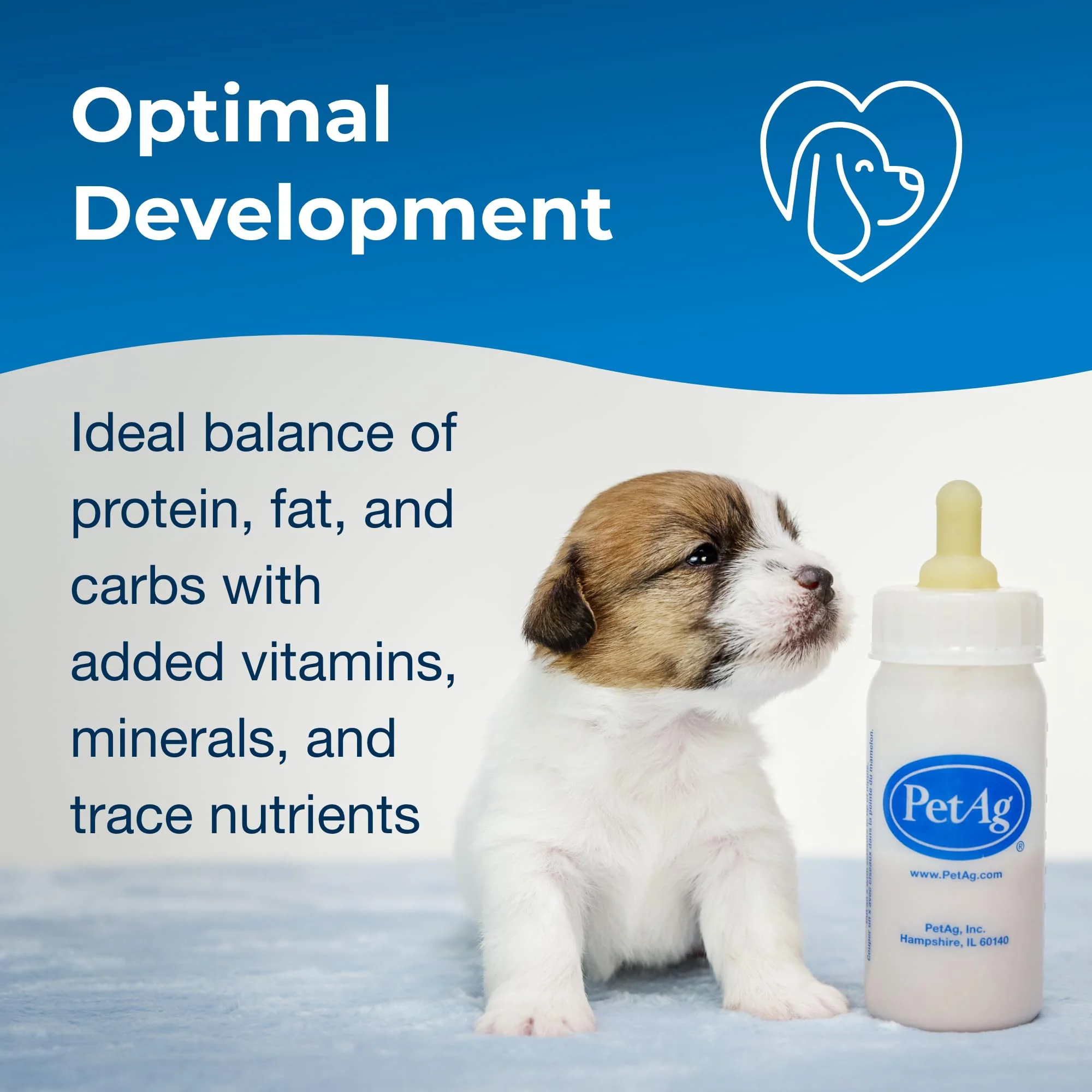 Pet-Ag Esbilac Puppy Milk Replacer Powder - 12 oz - Powdered Puppy Formula with Prebiotics, Probiotics & Vitamins for Puppies Newborn to Six Weeks Old - Easy to Digest - Image 4