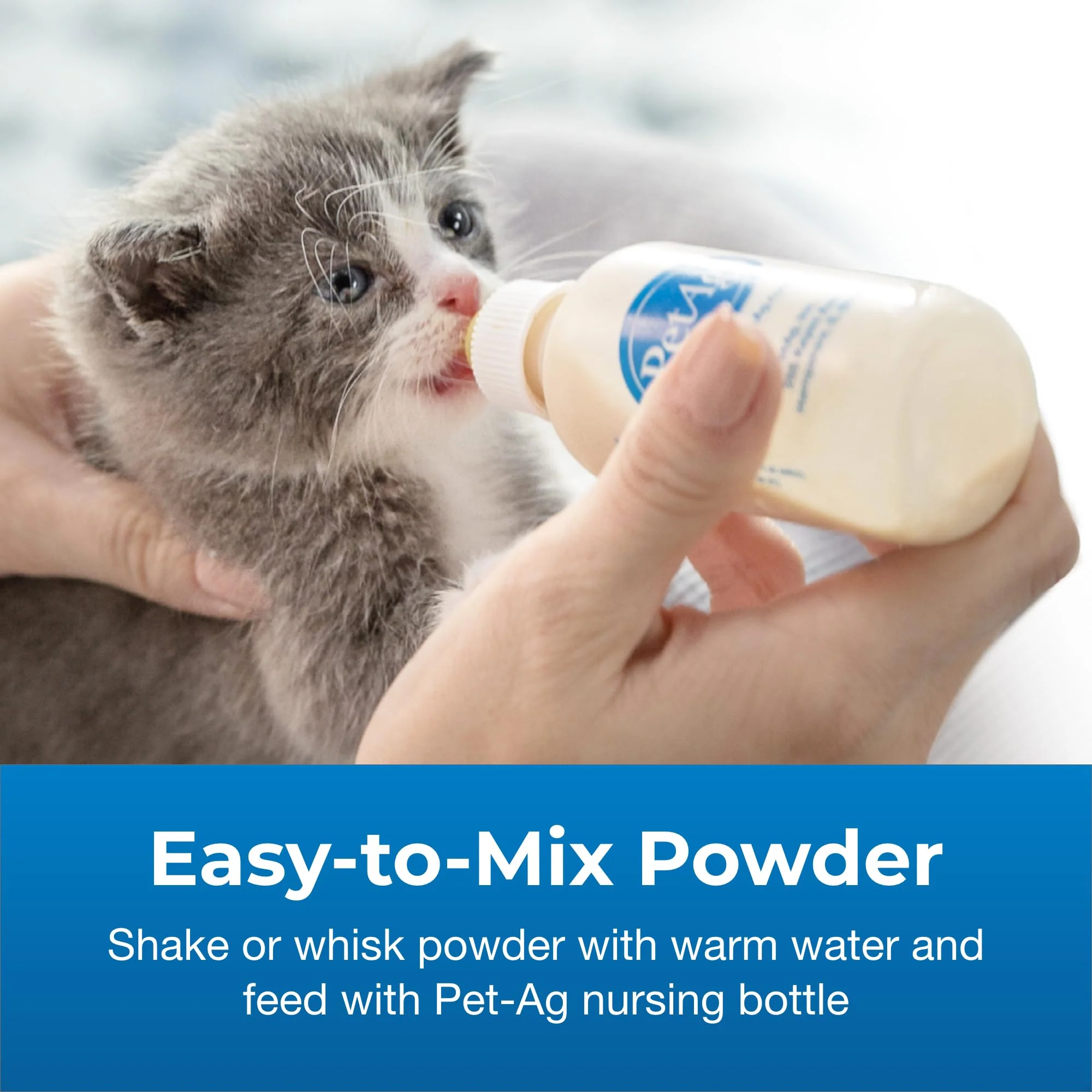 Pet-Ag PetLac Powder for Kittens - 10.5 oz - Kitten Milk Replacement Powder for Kittens Newborn to Six Weeks Old - Easy to Digest - Image 4