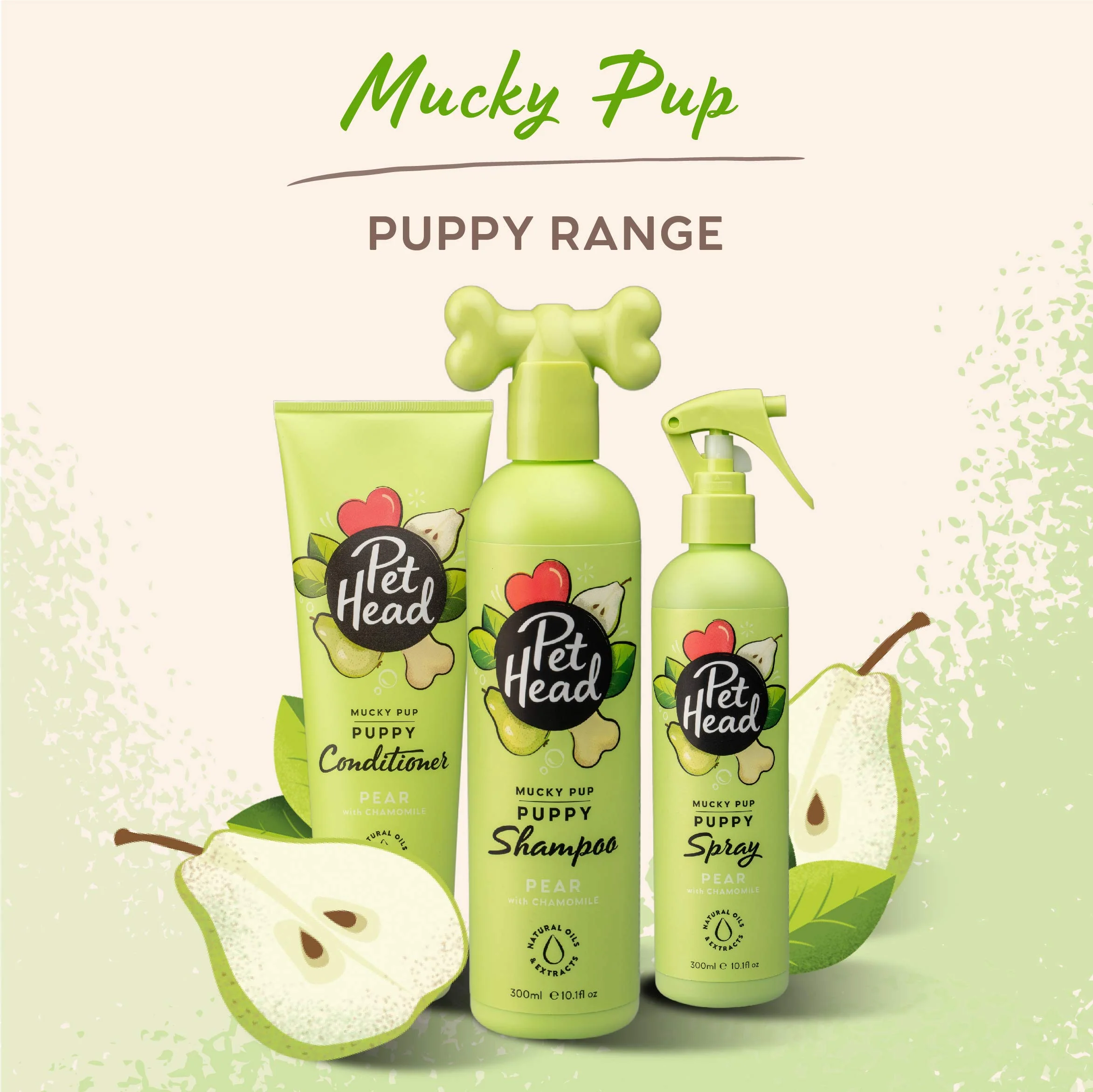 Pet Head Mucky Pup Puppy Shampoo | Pear Scent | Shampoo for Puppies from 8 Weeks | Professional Grooming | Vegan Dog Shampoo | Gentle Formula for Puppies | Made in USA | 16 fl. oz. - Image 2