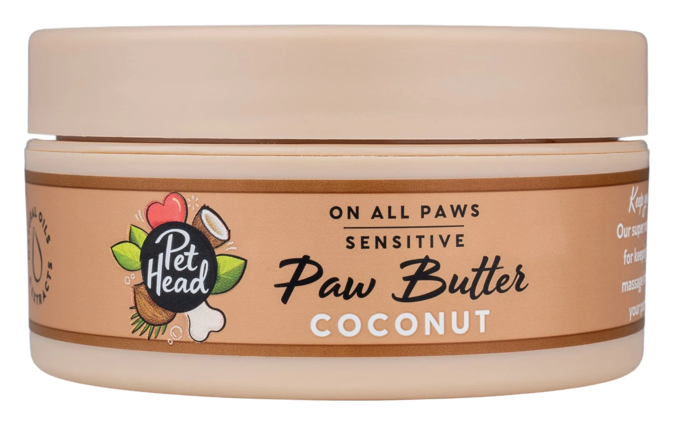 Pet Head On All Paws Coconut Paw Butter | Soothes & Nourishes for Soft Crack-Free Paws and Noses | Paw Moisturizer Balm | Vegan | Lick-Safe | Gentle Formula for Puppies | Made in USA | 1.4 oz. - Image 7