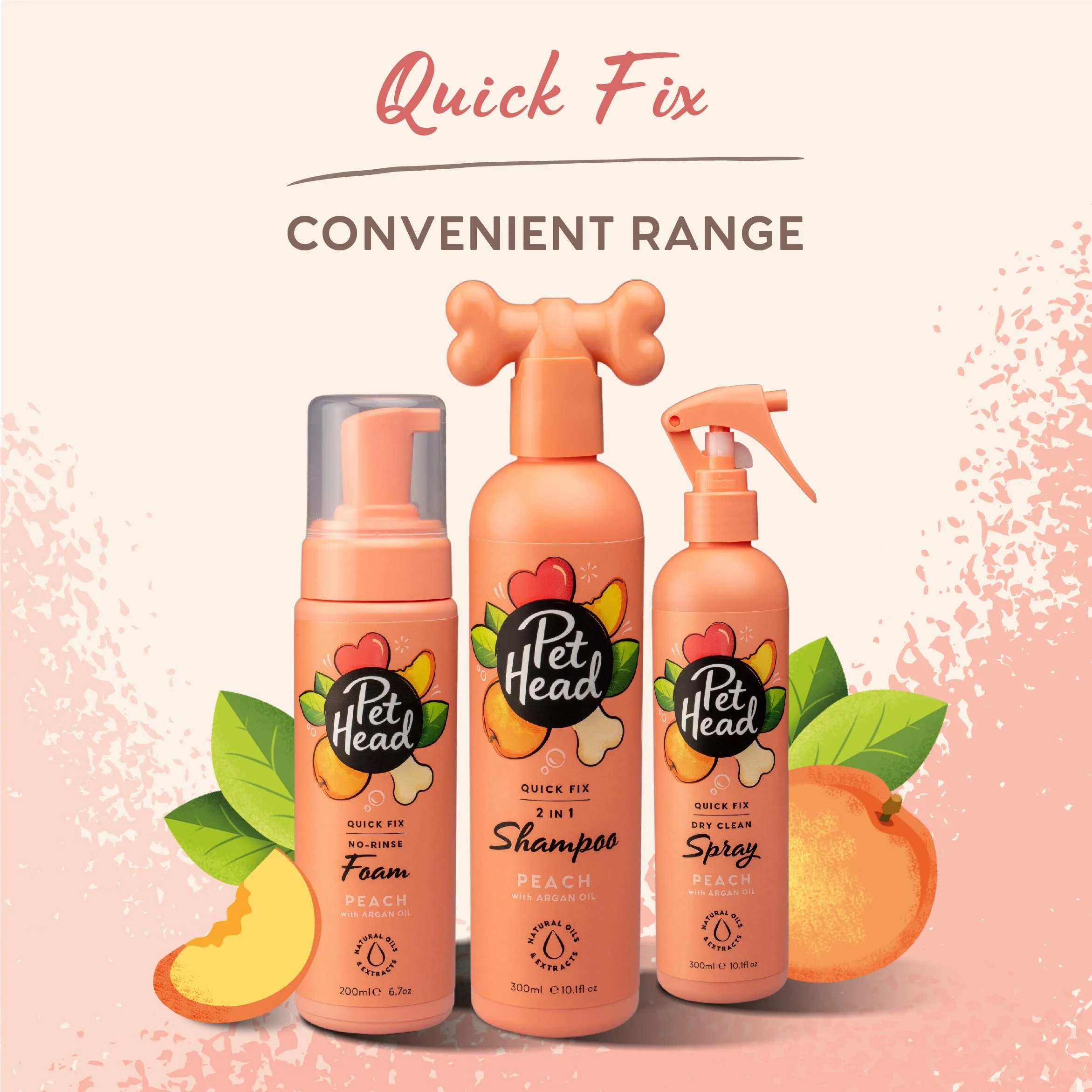 Pet Head Quick Fix Dog Grooming Foam | Peach Scent | No Rinse Dog Shampoo for Smelly Dogs | Nourishes and Deodorizes Pet Coat & Skin | Vegan | Gentle Formula for Puppies | Made in USA | 6.7 fl. oz. - Image 6