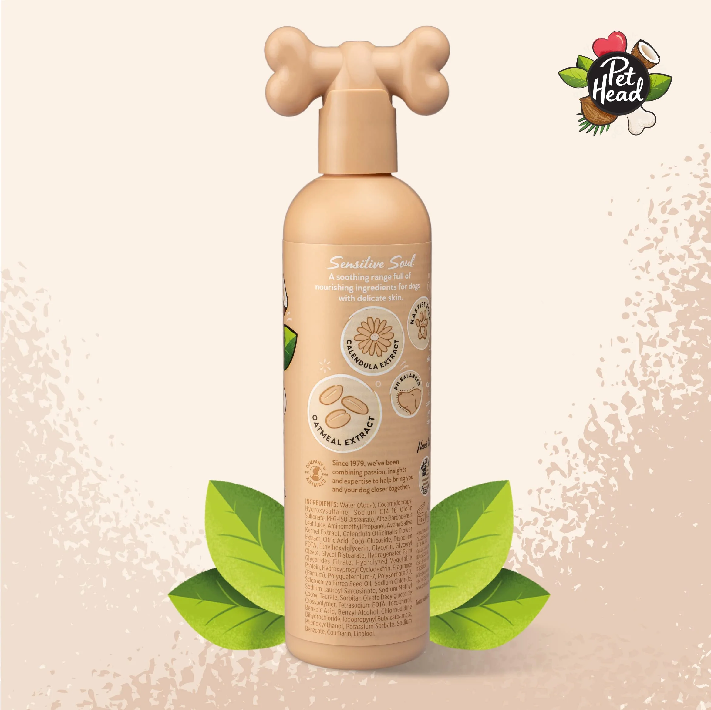 Pet Head Sensitive Soul Dog Shampoo | Coconut Scent | Shampoo for Dogs with Sensitive Skin | Moisturizing | Professional Grooming | Vegan | Gentle Formula for Puppies | Made in USA | 16fl oz. - Image 7