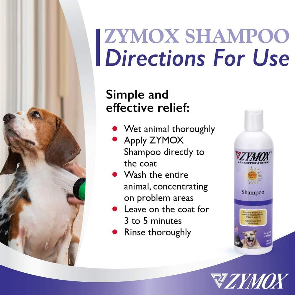 PET KING BRANDS ZYMOX Shampoo for Dogs and Cats, 12oz - Image 4