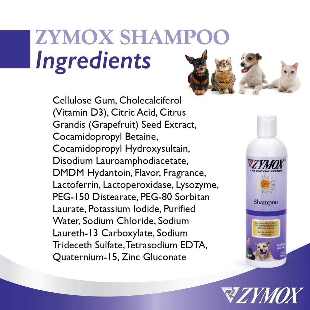 PET KING BRANDS ZYMOX Shampoo for Dogs and Cats, 12oz - Image 5