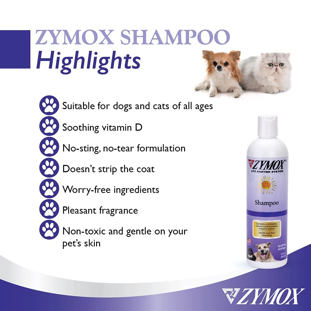 PET KING BRANDS ZYMOX Shampoo for Dogs and Cats, 12oz - Image 7