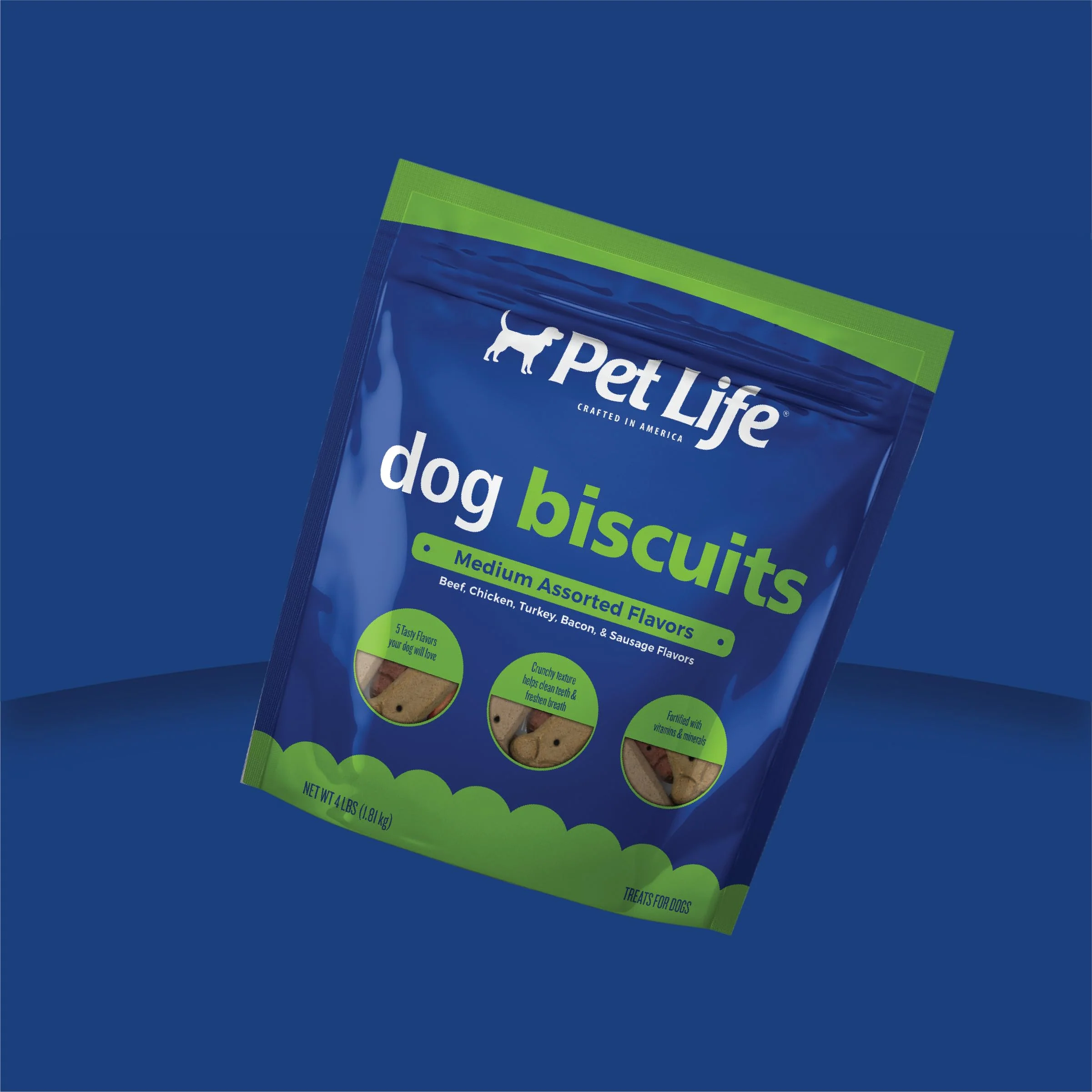 Pet Life Medium Assorted Dog Biscuits 4lb - Image 5