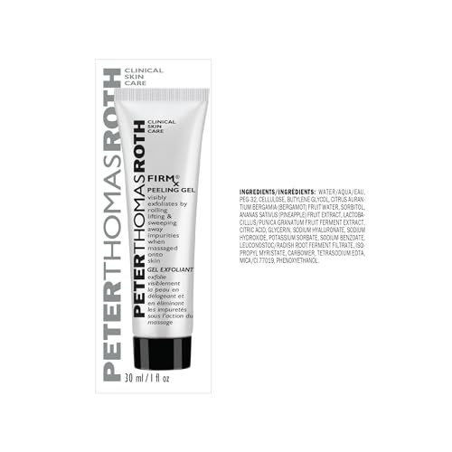 Peter Thomas Roth | FIRMx® Peeling Gel, Travel Size | Exfoliant for Dry and Flaky Skin, Enzymes and Cellulose Help Remove Impurities and Unclog Pores, 1 fl. oz - Image 6