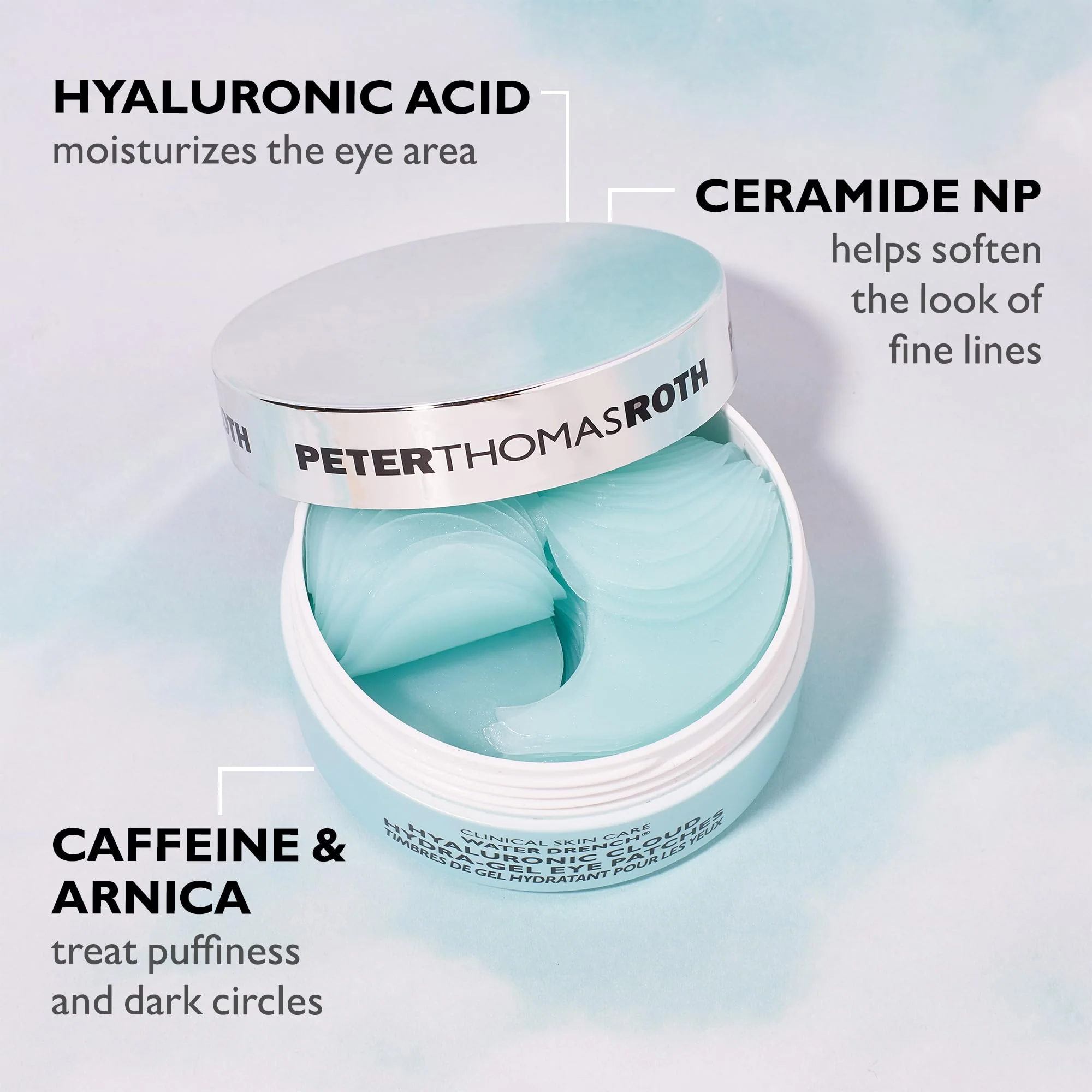 Peter Thomas Roth | Full-Size Vitamin C & Hyaluronic Eye Patches 2-Piece Kit - Image 3