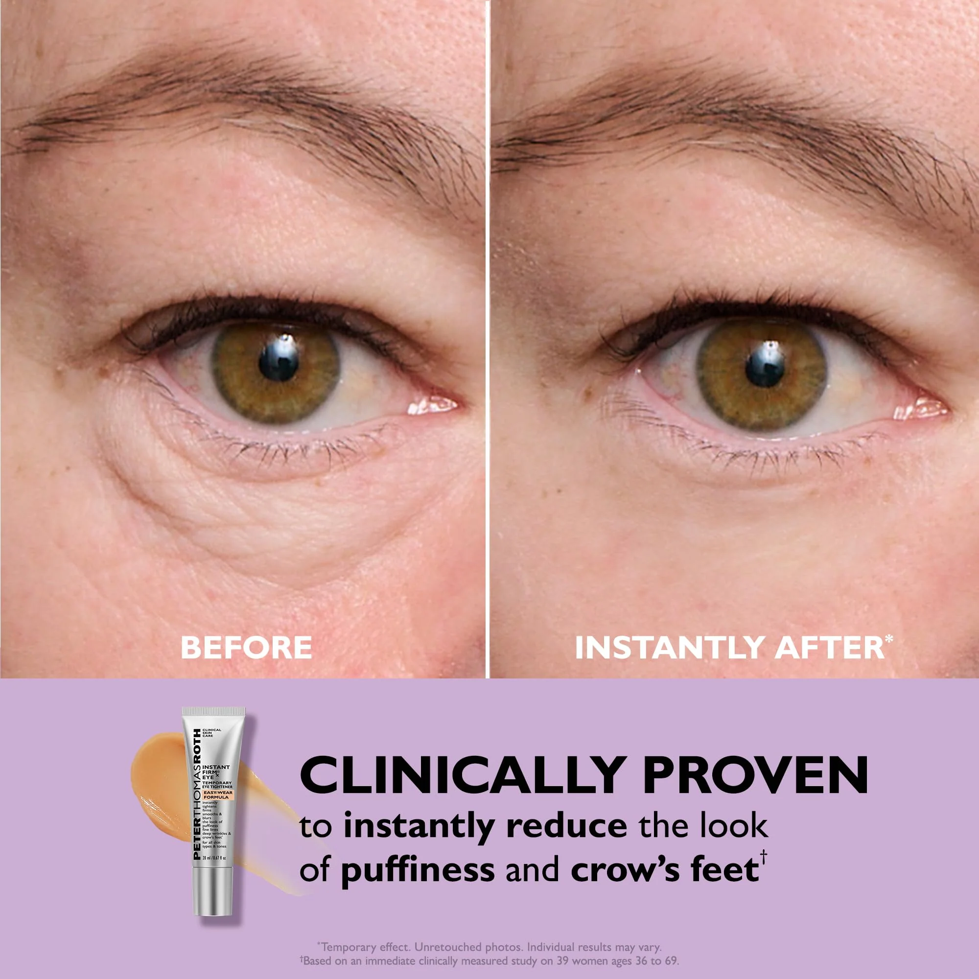 Peter Thomas Roth | Instant FIRMx® Eye Temporary Eye Tightener Easy-Wear Formula | For Firming Under-Eye Bags & Wrinkles - Image 6