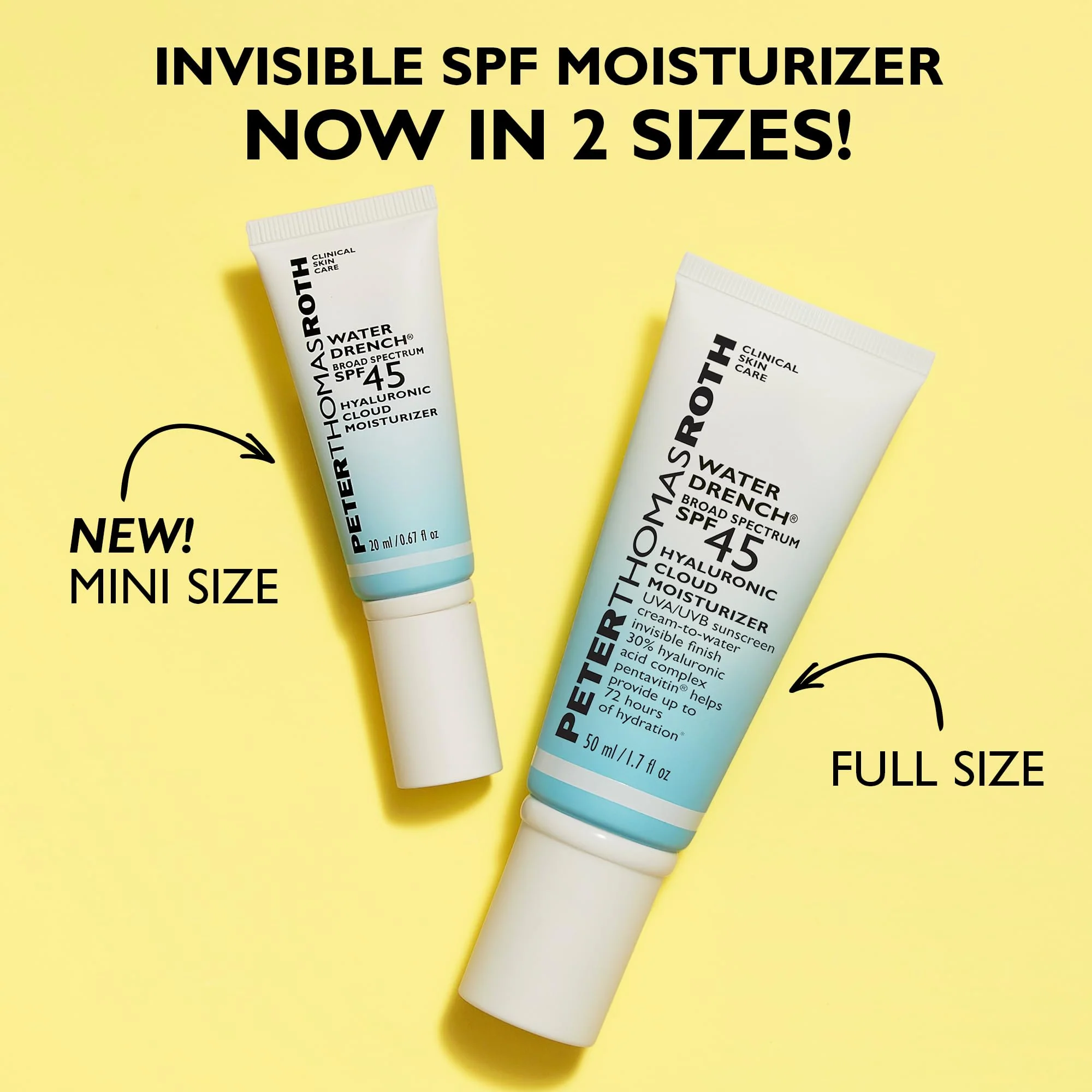 Peter Thomas Roth | Water Drench® Broad Spectrum SPF 45 Hyaluronic Cloud Moisturizer - Image 5