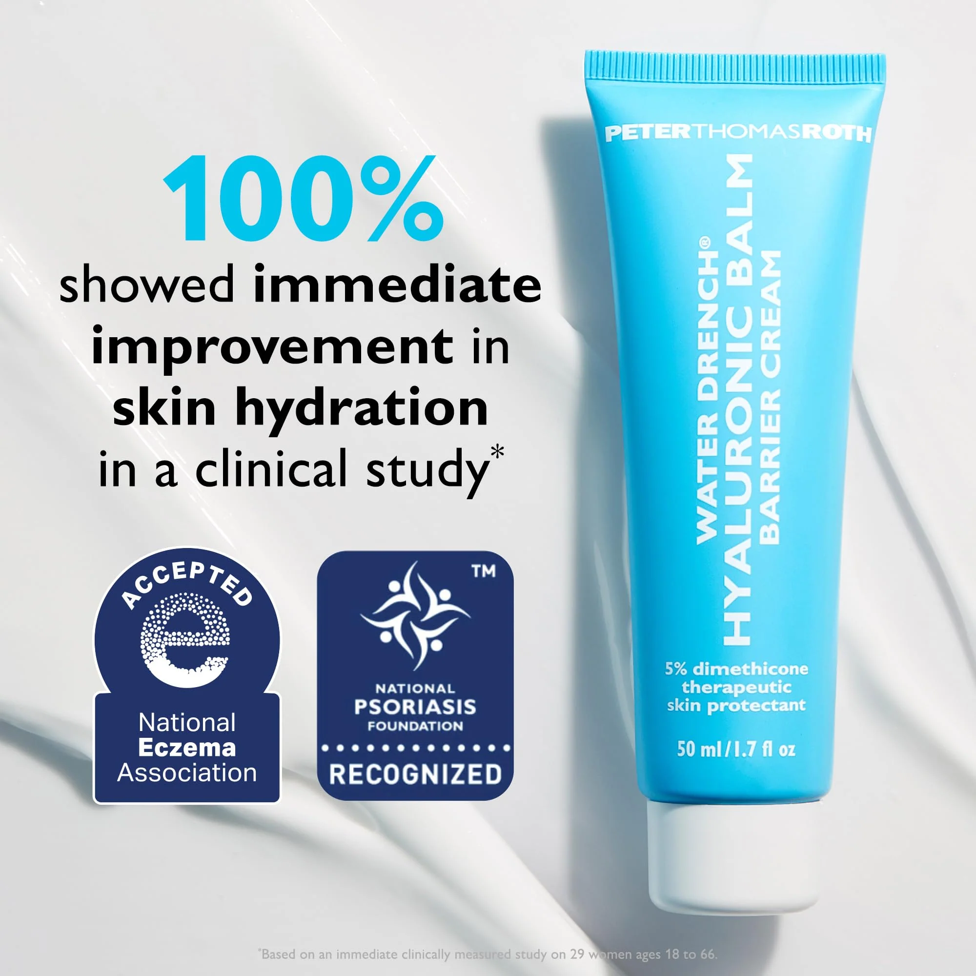 Peter Thomas Roth | Water Drench® Hyaluronic Balm Barrier Cream - Image 6