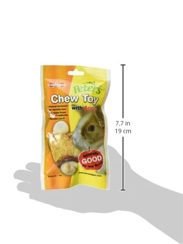 Peter'S Chew Toy For Rabbits And Small Animals, Apple - Image 4