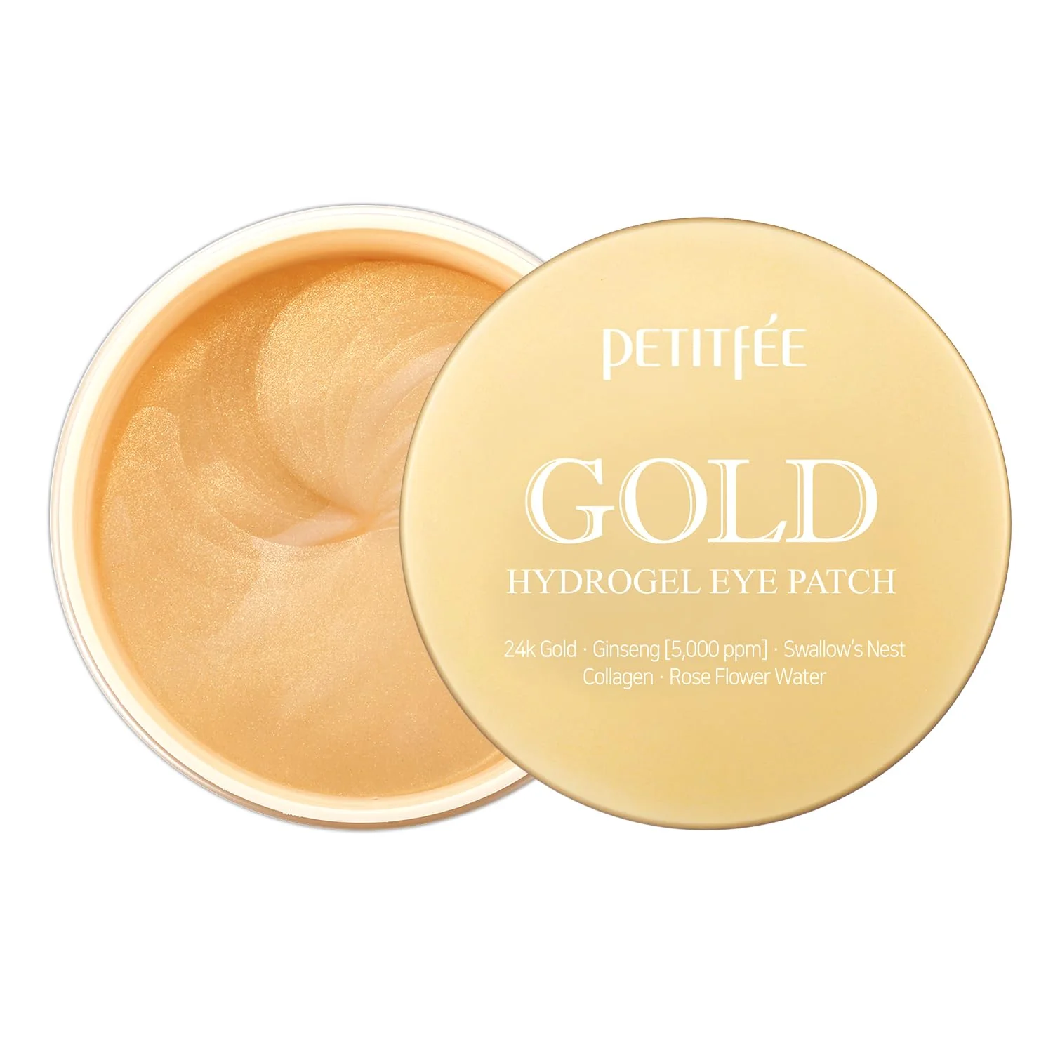 Petitfee Gold Hydrogel Eye Patch 60ea (30pairs) - 24k Gold Eye Mask for Moisturizing, Glowy Skin, Hydrating, Skin Elasticity, Youthful Complexion, Ginseng, Collagen - Image 19