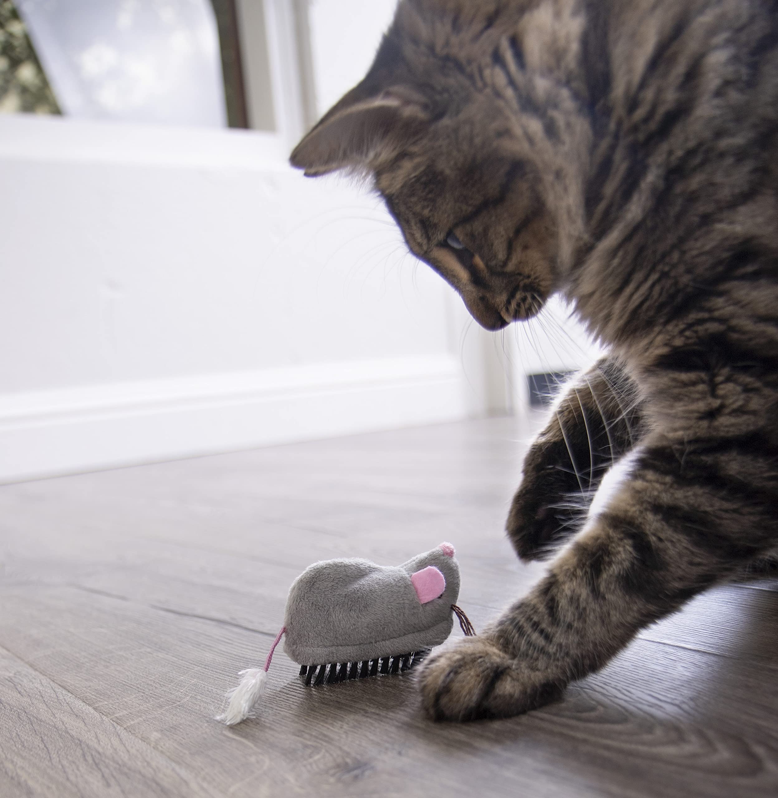 Petlinks Roaming Runner Mouse Electronic Motion Pet Toy for Cats & Kittens, Cruising, Battery Powered, Fun & Engaging Play, Encourages Exercise - Gray, One Size - Image 7