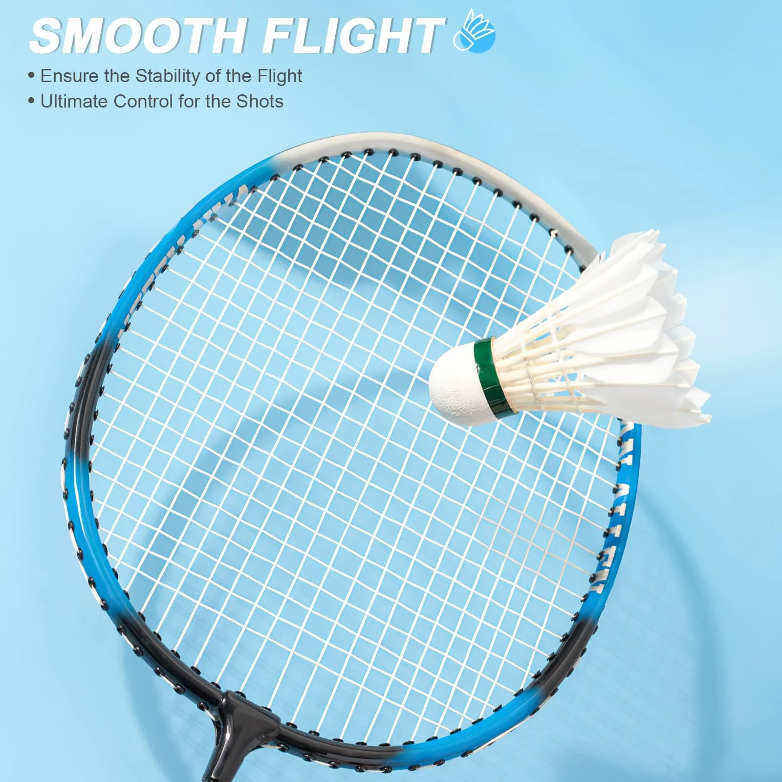 Philonext Goose Feather Badminton Shuttlecocks Birdies, 12 Pack Hight Speed Training Badminton Balls with Great Stability for Indoor Outdoor Sports Activities - Image 6