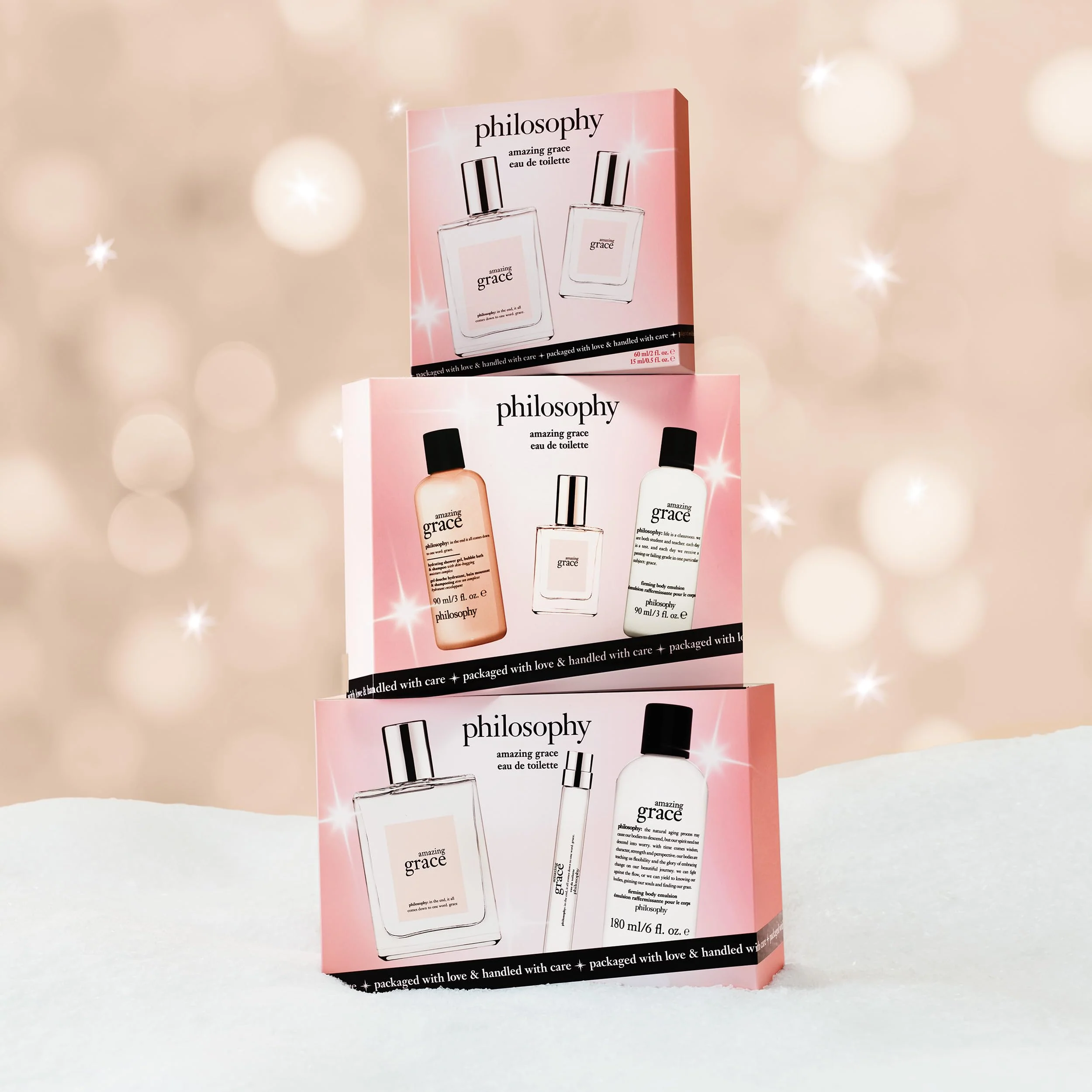 philosophy Amazing Grace 0.5 fl oz EDT + 3 fl oz Shower Gel + 3 fl oz Body Emulsion 3-pc Set (Holiday FY26) - Image 3
