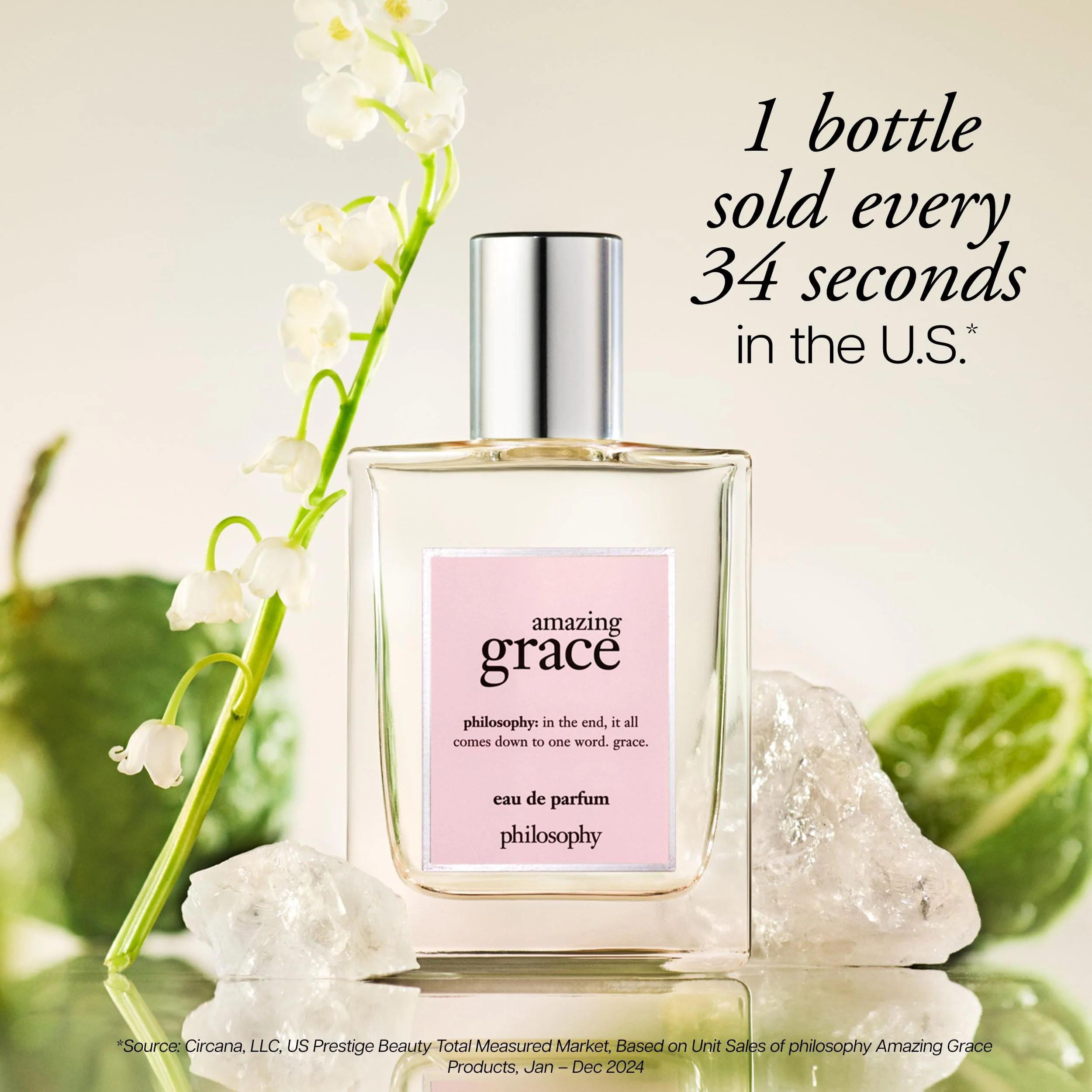 philosophy amazing grace eau de parfum - clean & floral women's perfume - with notes of bergamot, lily of the valley & musk - long lasting fragrance - 2 fl oz - Image 7
