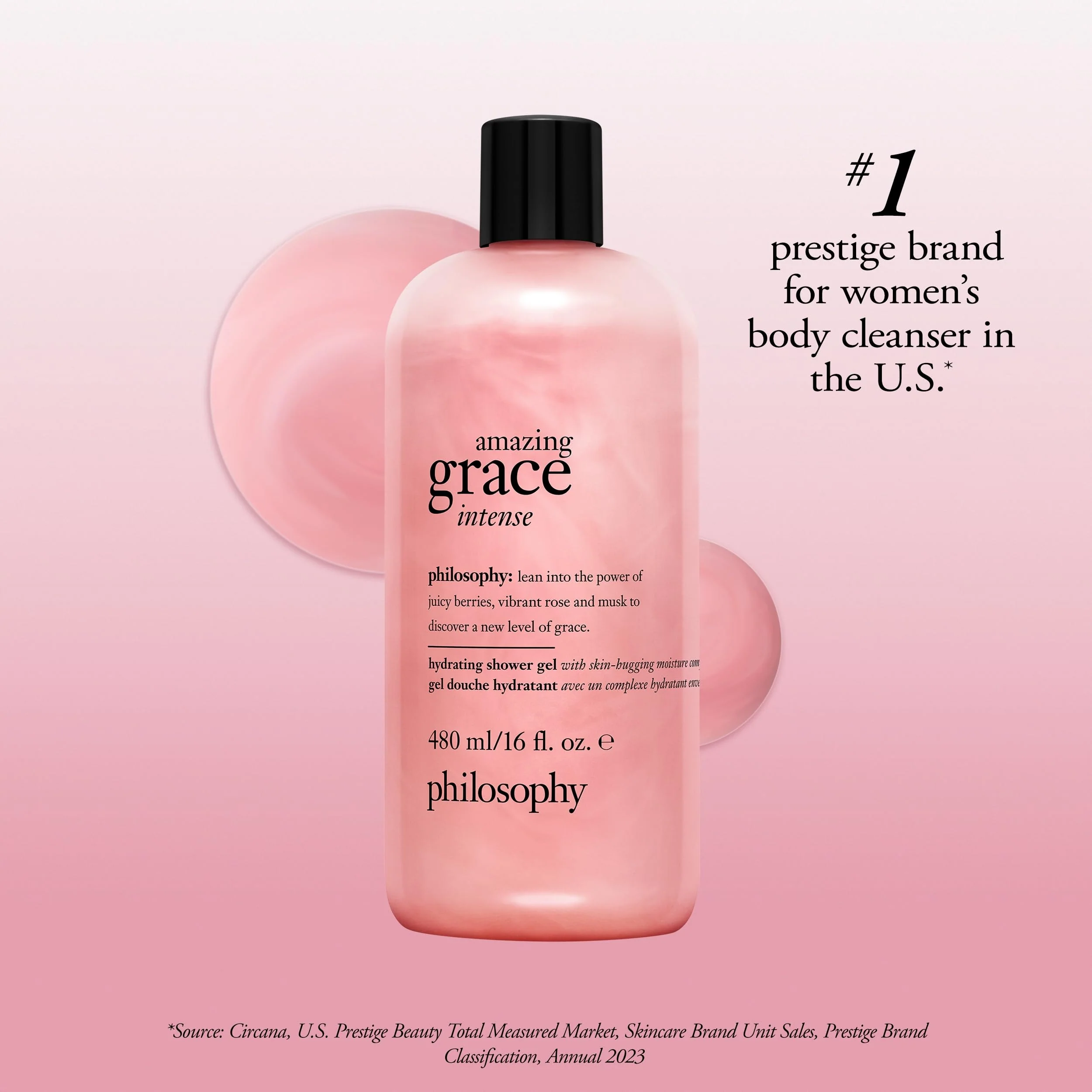 philosophy amazing grace intense shower gel 16 fl oz - Image 2