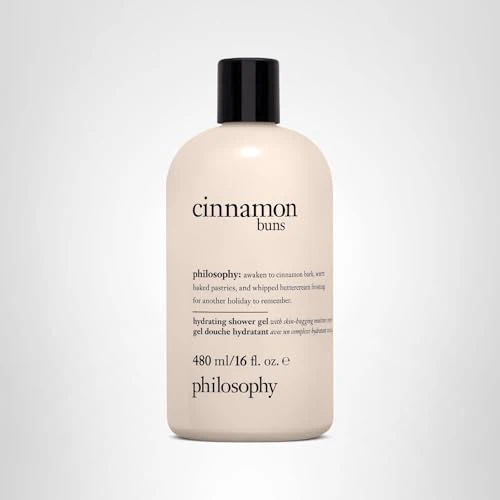 philosophy cinnamon bun shampoo, shower gel & bubble bath, 16 oz - Image 2