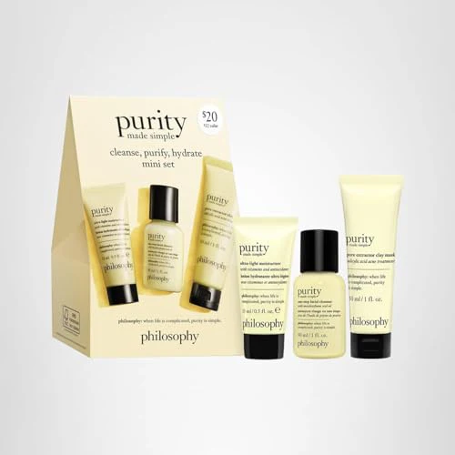 philosophy purity made simple cleanse, purify, hydrate mini set - Image 2