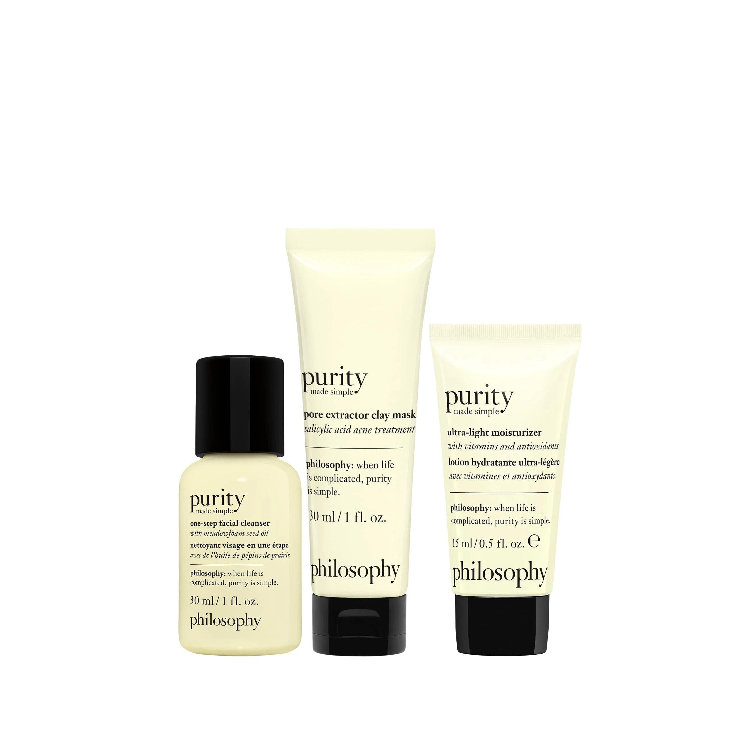 philosophy purity made simple cleanse, purify, hydrate mini set - Image 6