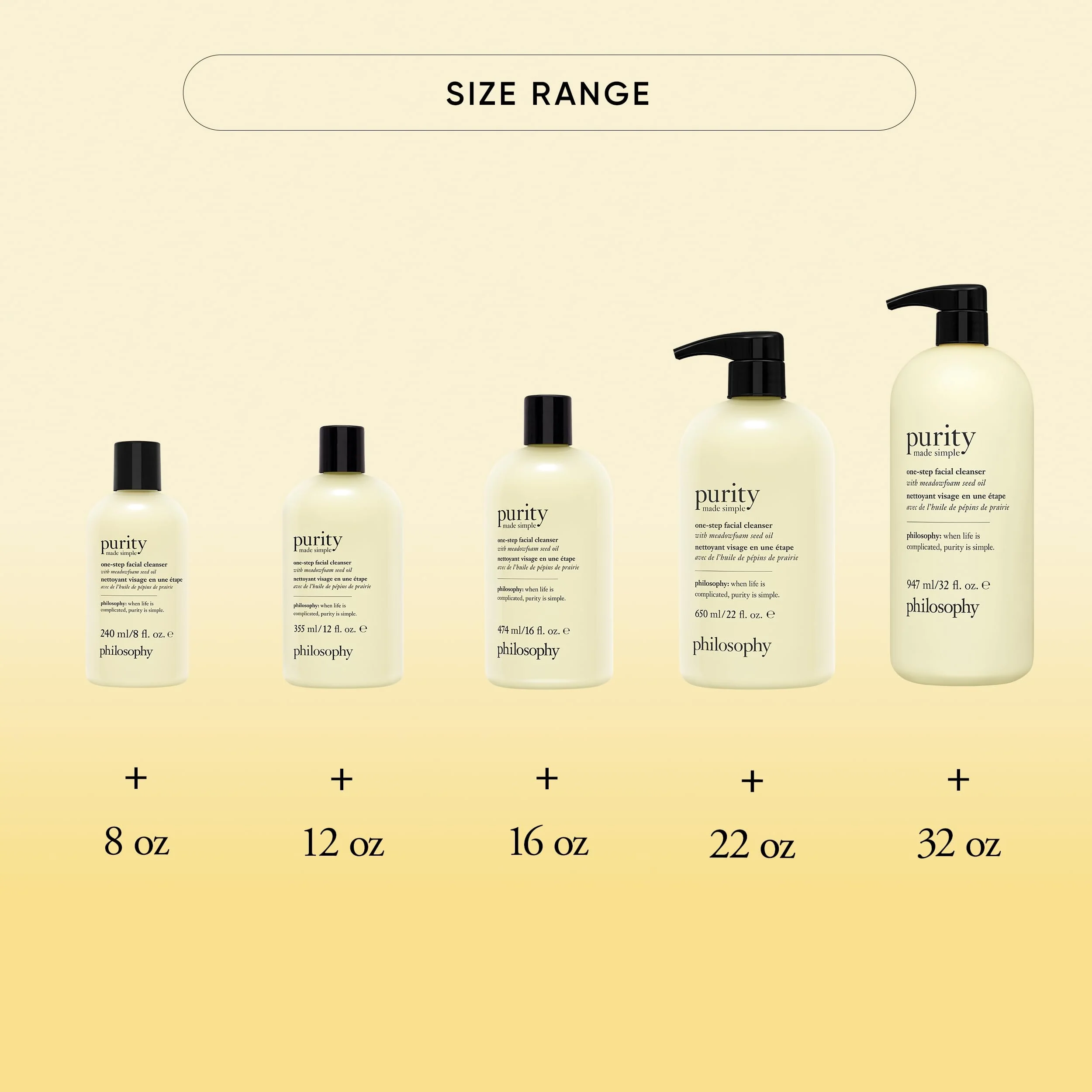 philosophy purity made simple facial cleanser 22 fl oz - Image 3