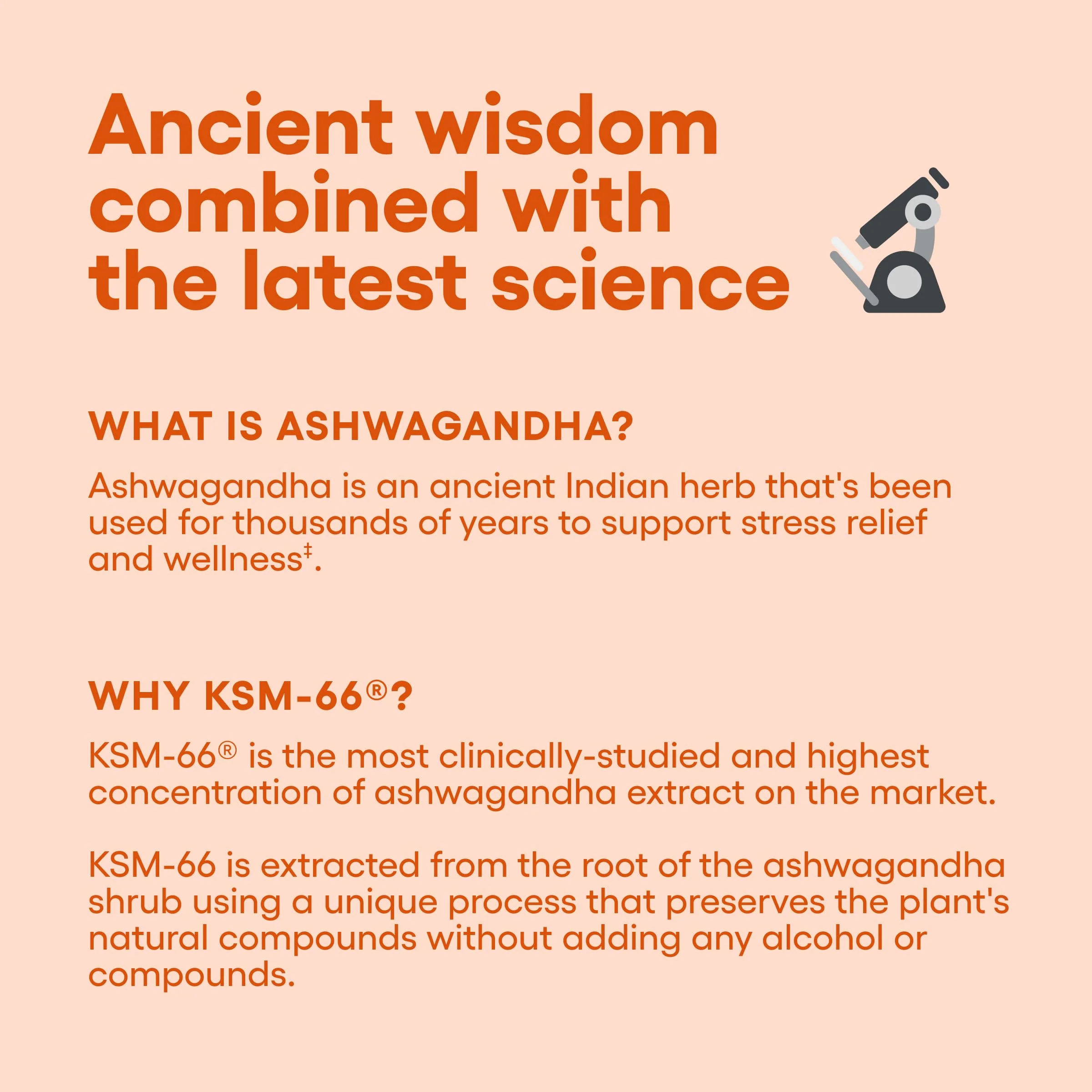 Physician's CHOICE KSM-66 Ashwagandha Root Powder Extract 1,000mg - Organic - with Black Pepper for Maximum Absorption - 5% Withanolides - Stress, Mood & Athletic Support - 60 Vegan Capsules - Image 4