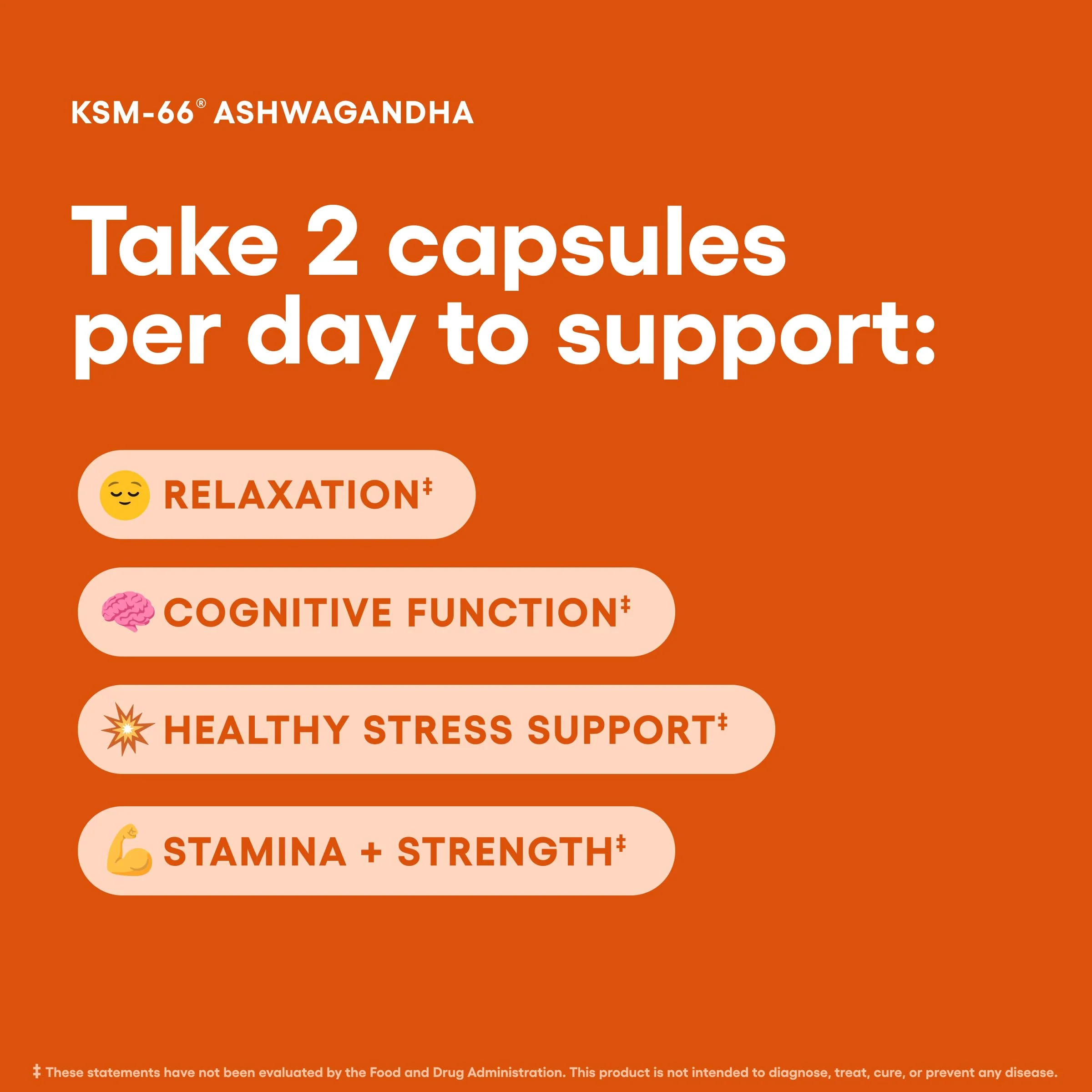 Physician's CHOICE KSM-66 Ashwagandha Root Powder Extract 1,000mg - Organic - with Black Pepper for Maximum Absorption - 5% Withanolides - Stress, Mood & Athletic Support - 60 Vegan Capsules - Image 6