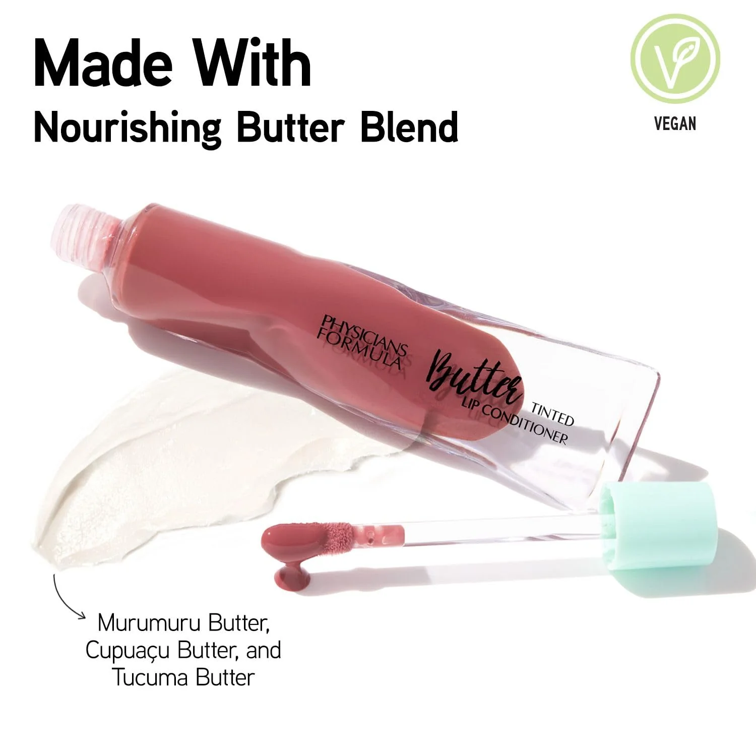 Physicians Formula Butter Lip, Easy Smooth Application, Enriched with Amazonian Butter, Tinted & High-Shine Glossy Finish - Brazilian Berry - Image 4