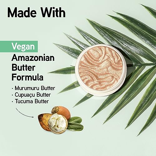 Physicians Formula Murumuru Butter Highlighter Makeup Face Powder Make Up, Champagne, Dermatologist Approved, - Image 4