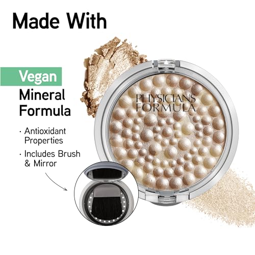 Physicians Formula Powder Palette Mineral Glow Pearls, Hypoallergenic Face Powder, Silky Smooth & Radiant Finish – Light Bronze Pearl - Image 5