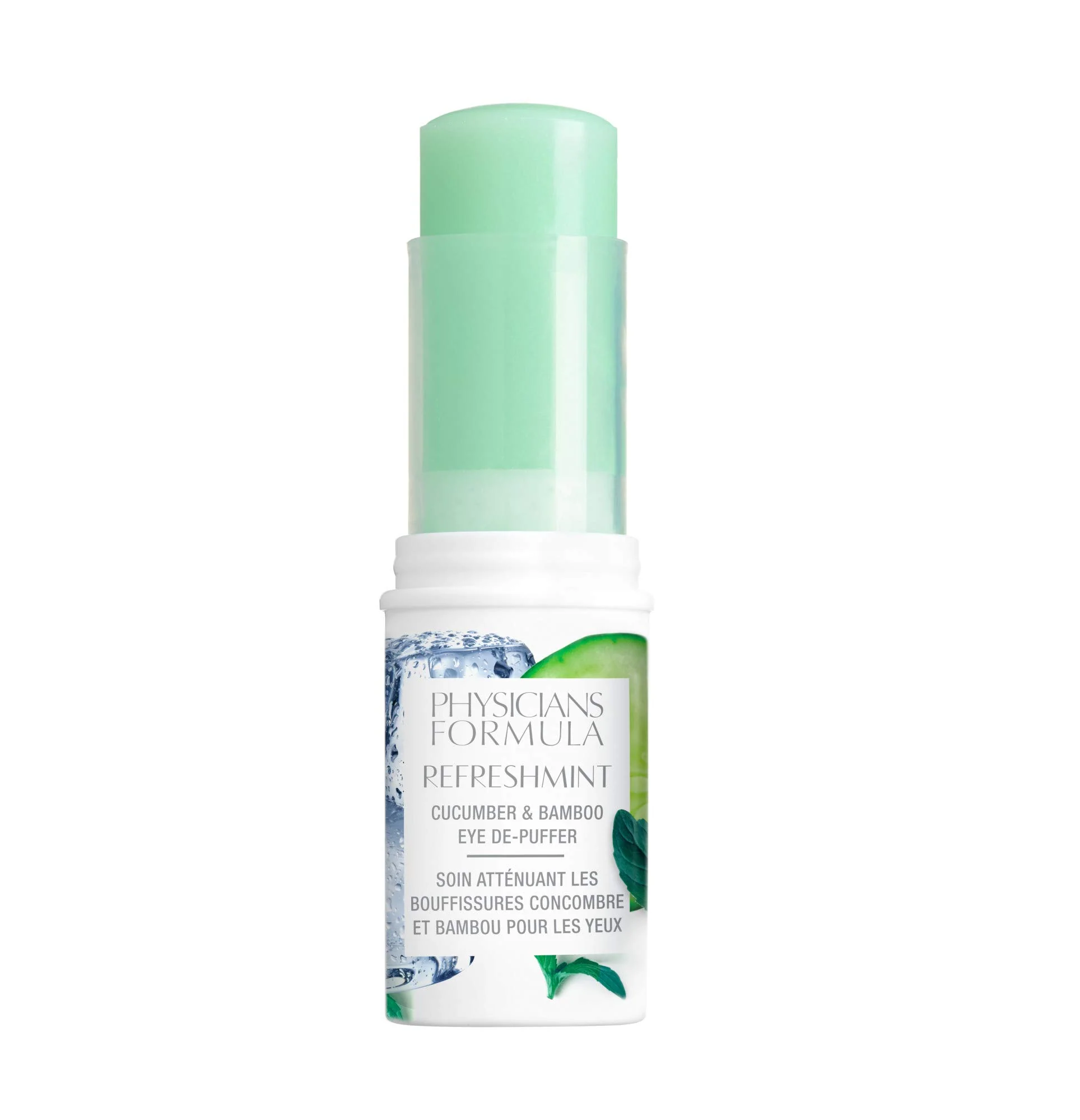 Physicians Formula RefreshMint Cucumber & Bamboo Eye De-Puffer Stick | Under Eye Cream for Dark Circles and Puffiness | Dermatologist Tested - Image 4