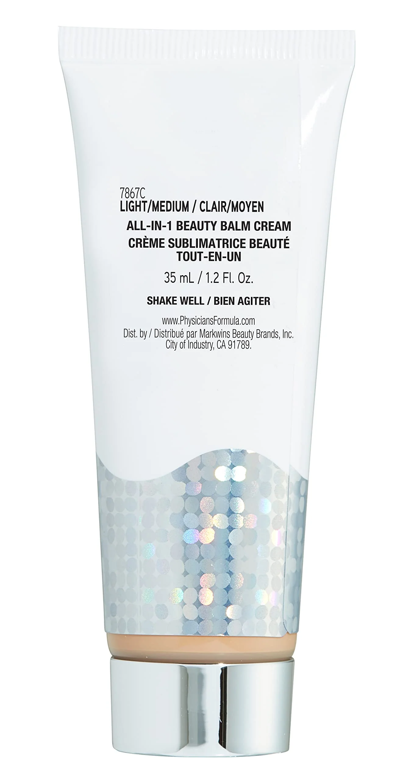 Physicians Formula Super BB Cream. All in 1 Tinted Beauty Balm Foundation Cream, Sheer Moisturizing Coverage, Cruelty Free Light/Medium - Image 4