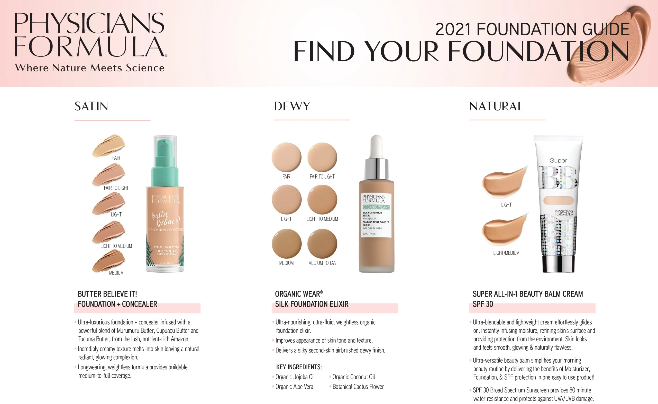 Physicians Formula Super BB Cream. All in 1 Tinted Beauty Balm Foundation Cream, Sheer Moisturizing Coverage, Cruelty Free Light/Medium - Image 5