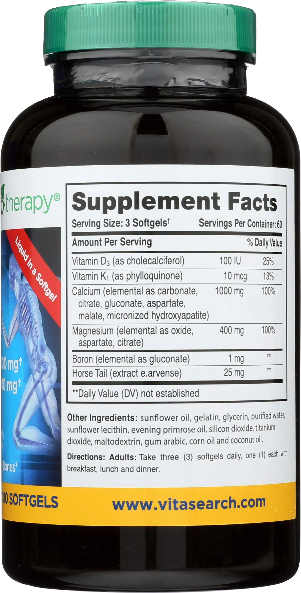 Phytotherapy Rx Calcium Liquid Softgel - 180 per Pack - 1 Each. - Image 6