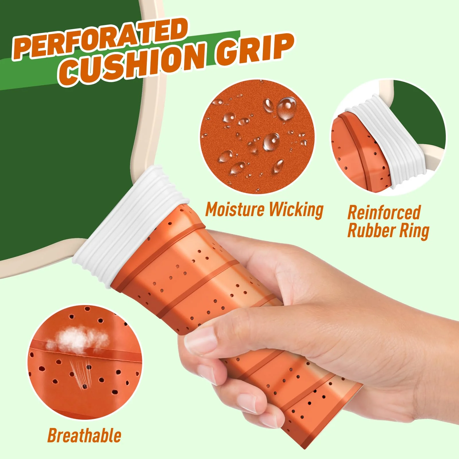 Pickleball Paddles Set USAPA Approved, Lightweight and Durable with Unique Design, USAPA Approved Set of 4, 4 Pickleball Balls, Pickleball Bag, Pickleball Paddles (Stripe) - Image 6