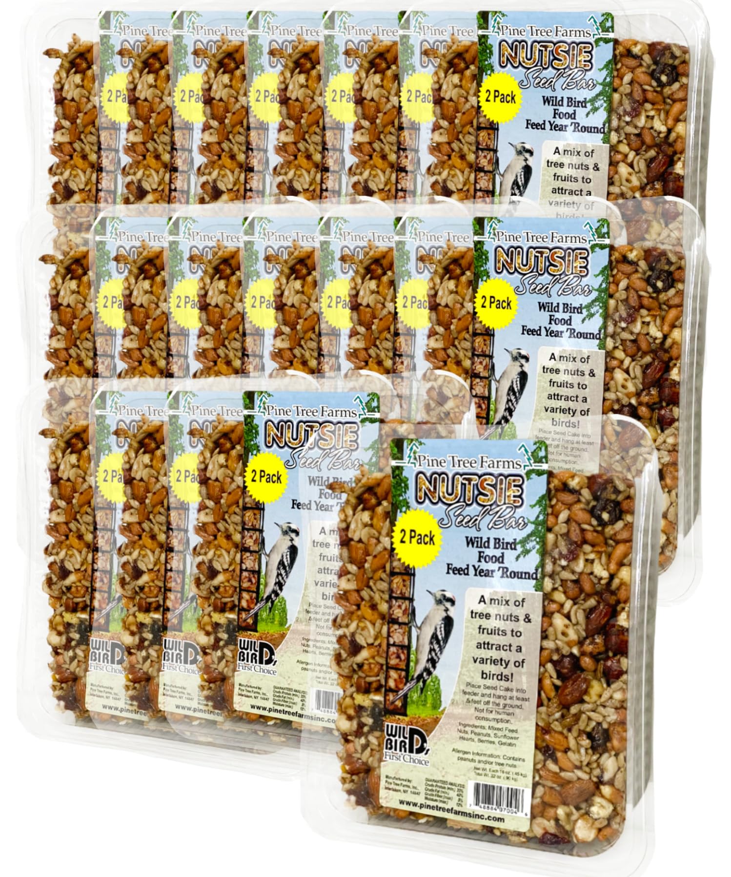 Pine Tree Farms Nutsie Seed Bars, 16 oz., Pack of 16 - Image 4