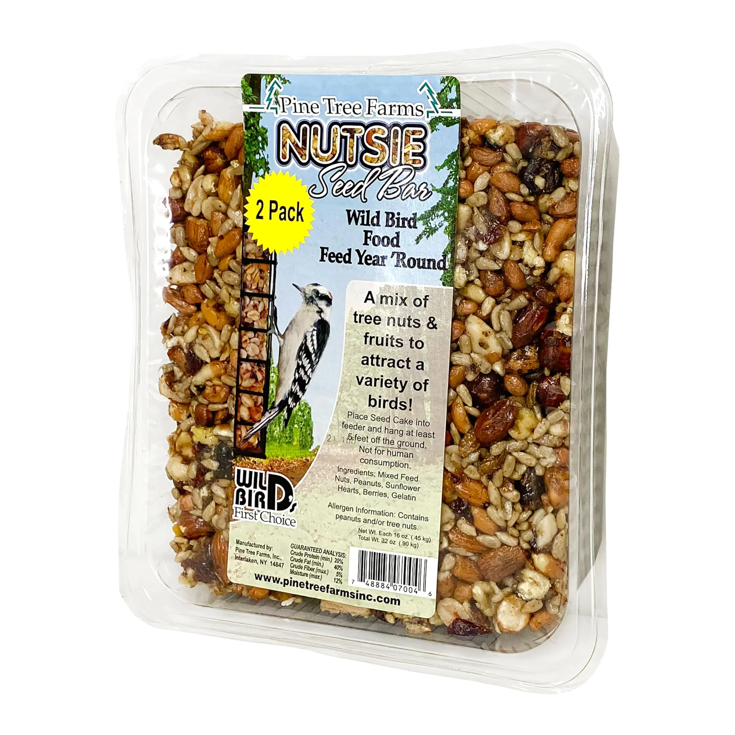 Pine Tree Farms Nutsie Seed Bars, 16 oz., Pack of 16 - Image 5