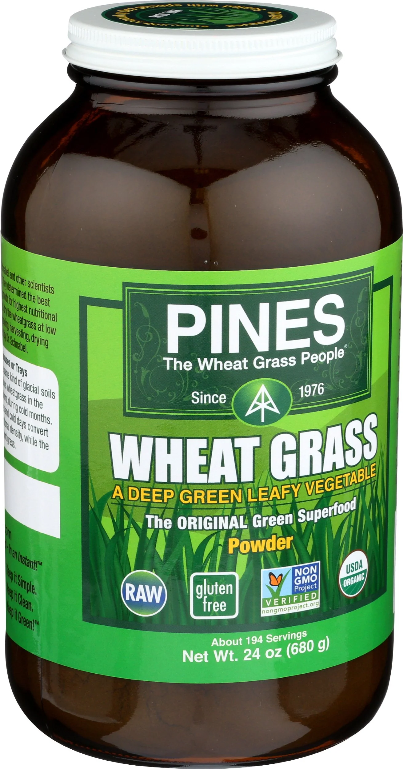 Pines Organic Wheat Grass Powder, 24 Ounce - Image 8
