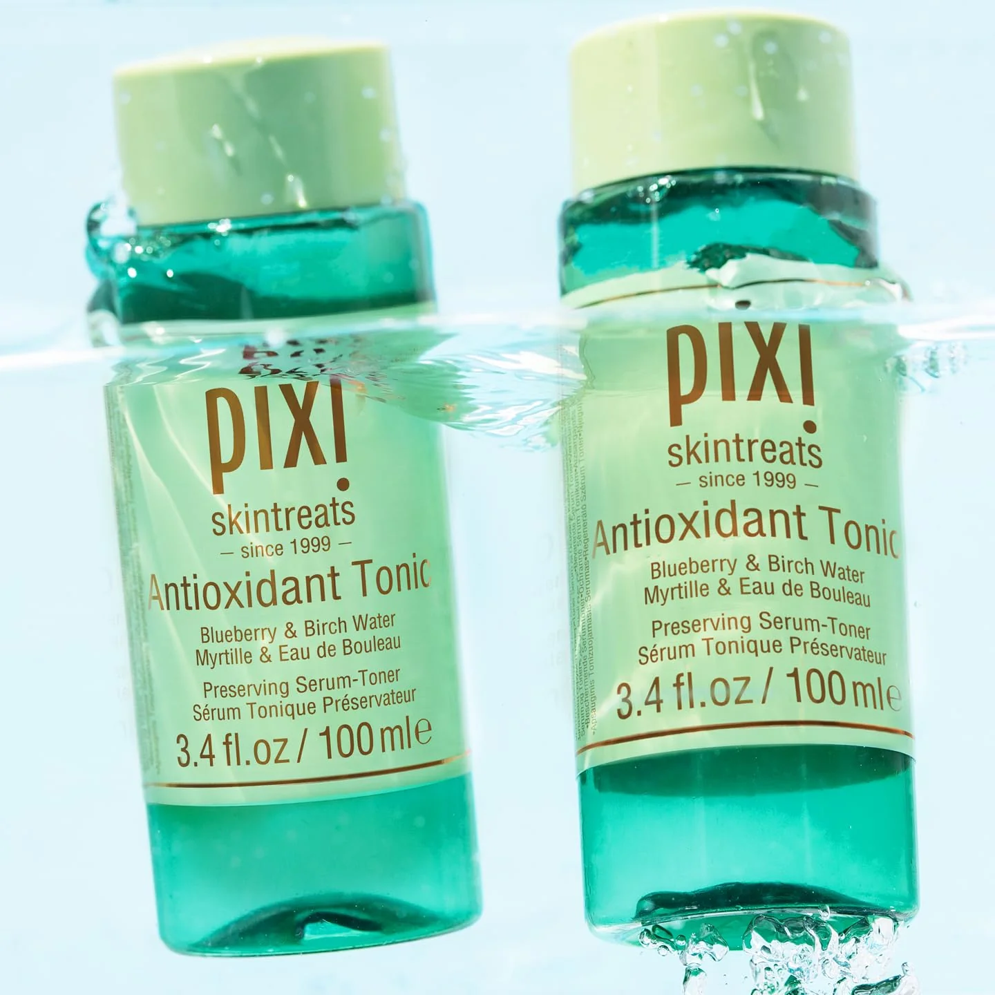 Pixi Antioxidant Tonic | Alcohol-Free Hydrating Multi-Tasking Formula with 3 Facial Skin Care Products in 1 | Face Toner, Essence, and Serum in One Step | 100mL Travel Size Skincare - Image 3