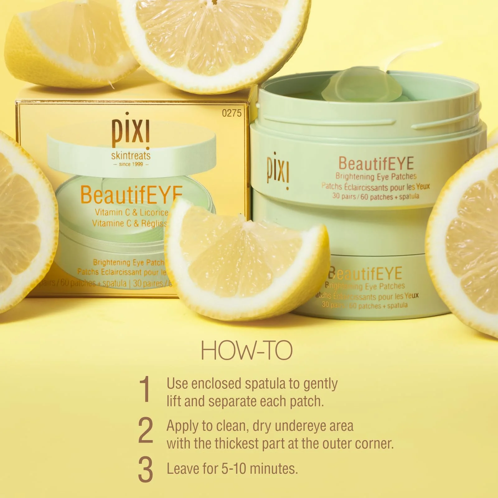 Pixi BeautifEYE Hydrogel Under-Eye Patches | Refreshing Eye Patches For Dark Circles | Brighten & Hydrate Under Eyes | 30 Pairs / 60 Patches - Image 5