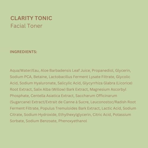 Pixi Beauty Clarity Tonic 100ml, AHA & BHA Toner | Minimize Pores, Promote A Clearer, Healthier Complexion, 3.4 Fl Oz - Image 2