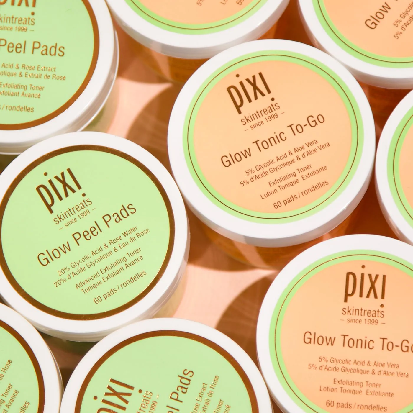 Pixi Beauty Glow Peel Pads | Exfoliating Treatment Contains 20% Glycolic Acid | Reveal Glowing Complexion | 60 Pads - Image 5