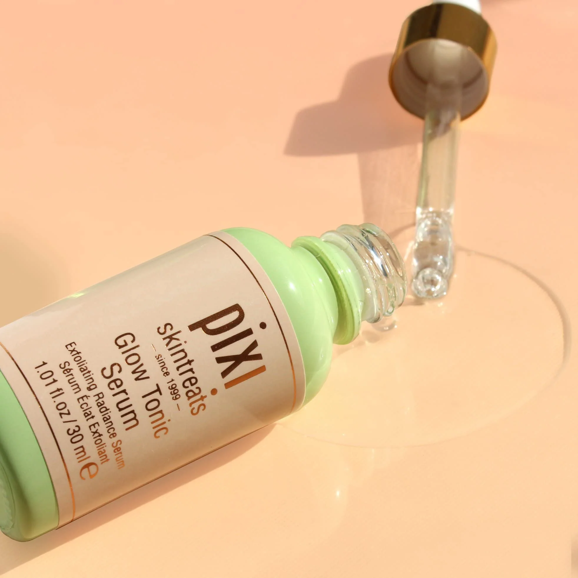 Pixi Beauty Glow Tonic Serum | Lightweight Facial Serum | Exfoliating Glycolic Acid Purifies Skin And Enhances Your Natural Glow | 30 ml / 1.01 fl oz - Image 8